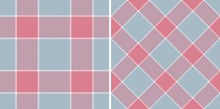 Vector background tartan of fabric plaid pattern with a textile check texture seamless. Set in cold...