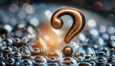 Question mark representing inquiry and asking, emphasizing curiosity, questions, and information seeking.の素材