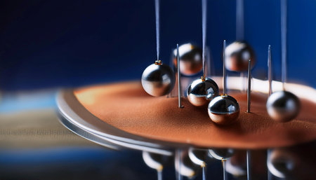 Close up of shaking and movement elements, ideal for topics related to motion, vibration, and energy.の素材