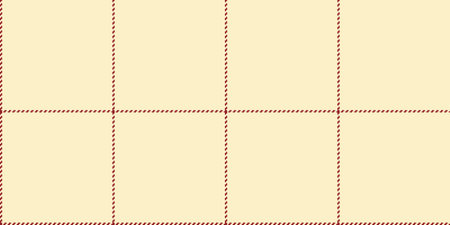 Greeting check texture pattern, school seamless background textile. Random plaid tartan fabric vector in blanched almond and red colors palette.のイラスト素材