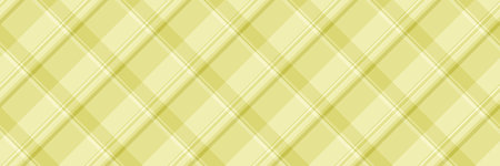 Template texture plaid background, napkin fabric tartan vector. Fade textile check pattern seamless in yellow and light colors palette.のイラスト素材
