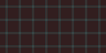Tone vector check texture, contour plaid fabric seamless. Machinery background pattern textile tartan in dark and dark slate gray colors palette.のイラスト素材