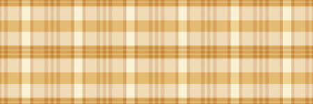 Many fabric plaid vector, flow pattern tartan background. Japanese check texture textile seamless in amber and sea shell colors palette.のイラスト素材