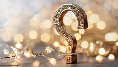 Question mark representing inquiry and asking, emphasizing curiosity, questions, and information seeking.の素材