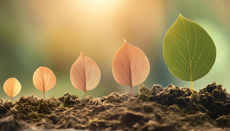 Illustration depicting the concept of recovery, showing stages of healing, rehabilitation, and growth. Ideal for topics related to health, mental wellness, and overcoming challenges.の素材