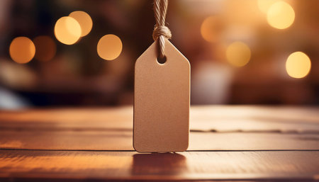 Price tag illustrating value and cost, emphasizing pricing, worth, and economics.の素材