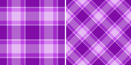 Tartan pattern background of fabric texture vector with a seamless check textile plaid. Set in space colors. Best flannel shirts fashion.のイラスト素材