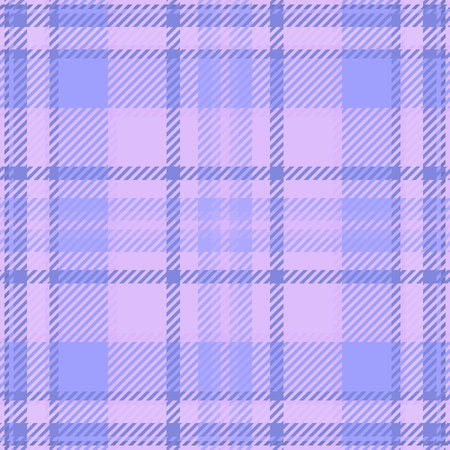 King textile seamless check, uniform pattern vector plaid. Official background tartan texture fabric in light and blue colors palette.のイラスト素材
