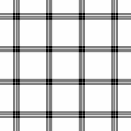 Close-up seamless texture check, cross plaid vector pattern. Sparse fabric tartan textile background...