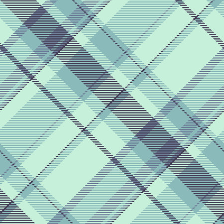 Graphic textile seamless pattern, spring check tartan fabric. Layout texture vector plaid background in pastel and light colors palette.のイラスト素材