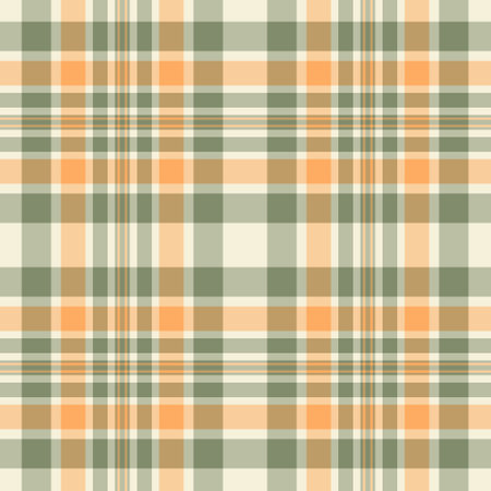 Cut out seamless vector background, grunge tartan check plaid. Self pattern textile texture fabric...