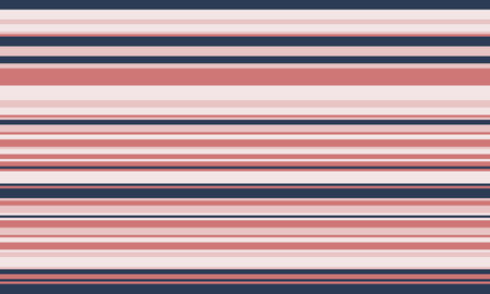Geometric stripes seamless vector pattern with horizontal lines in varied colors, creating an abstract background. Ideal for textile design, wallpaper, graphic print.のイラスト素材
