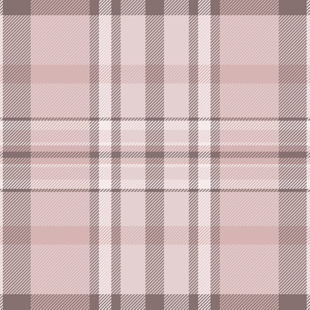 Scratched seamless vector fabric, oktoberfest tartan background pattern. Size plaid texture check textile in light and pastel colors palette.のイラスト素材