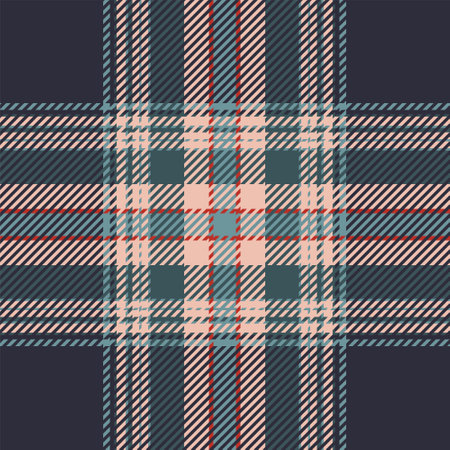Plaid check pattern. seamless fabric texture. Tartan textile print design.