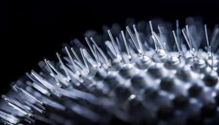 Close up of shaking and movement elements, ideal for topics related to motion, vibration, and energy.の素材