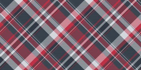 Festive plaid tartan vector, product background pattern seamless. Template fabric texture check...