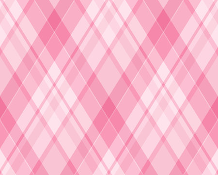 Argyle seamless pattern of geometric rhombus. Harlequin check wallpaper design. Vector classic...