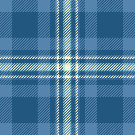 School textile seamless background, nostalgic pattern vector texture. Yard tartan fabric check plaid...