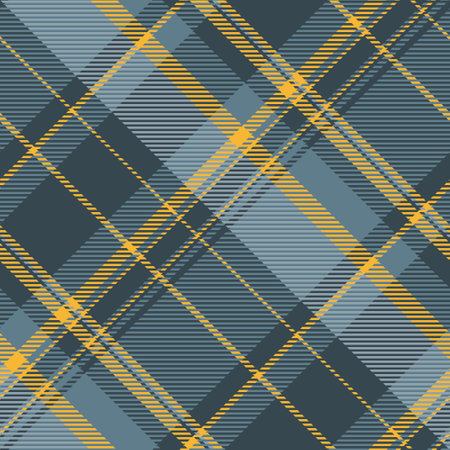 Styled vector background textile, apparel tartan seamless texture. Package check fabric pattern...