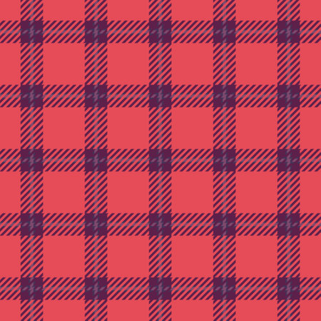 Baby fabric plaid pattern, gift paper background vector textile. Teenager seamless tartan check...