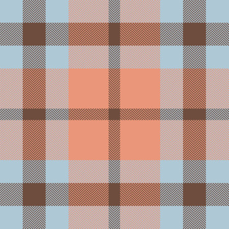 Plaid check pattern. seamless fabric texture. Tartan textile print design.