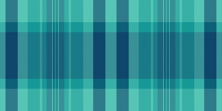 Hobby check vector tartan, sofa pattern texture background. Jpg fabric plaid seamless textile in teal and cyan colors palette.のイラスト素材