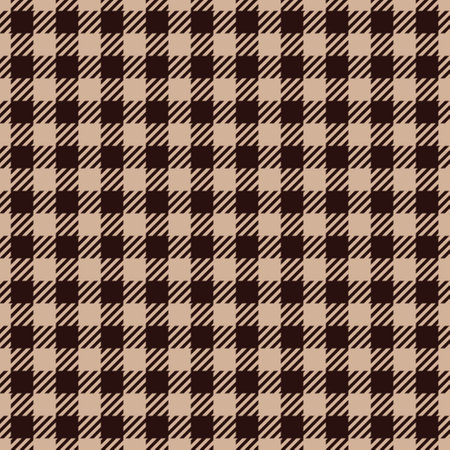 Age textile tartan check, october seamless background texture. Tee vector plaid pattern fabric in light and dark colors palette.のイラスト素材