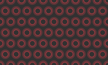 Elegant red circular pattern on a dark gray background. Perfect for website backgrounds, textile...