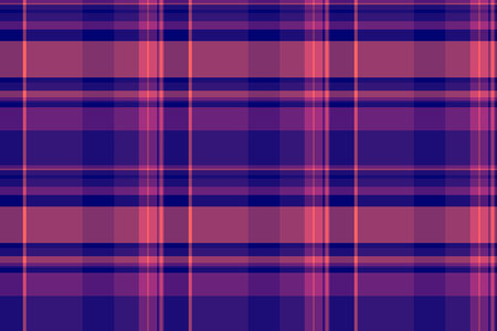 Vibrant purple and coral plaid pattern. Perfect for textile design, website backgrounds, or fashion...