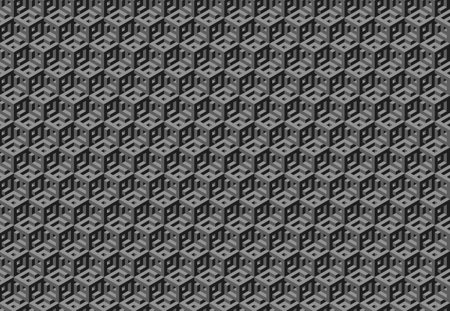 Stunning grayscale isometric cube pattern. Perfect for backgrounds, website design, or textile...