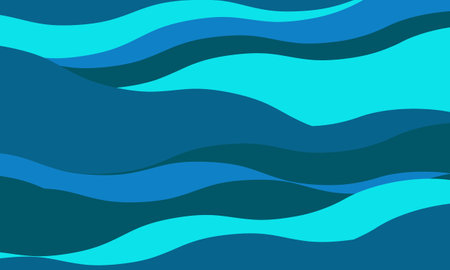 Abstract ocean wave pattern in calming blue tones. Perfect for website backgrounds, mobile app...