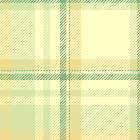Elegant pastel plaid pattern. Soft yellow and green hues create a calming, versatile design ideal...
