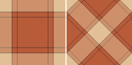 Background texture check of plaid seamless tartan with a vector textile pattern fabric. Set in fall...