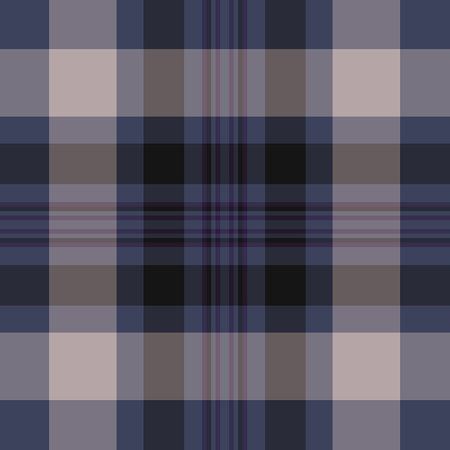 Elegant muted plaid pattern. Subtle color palette of blues, grays, and browns creates a...