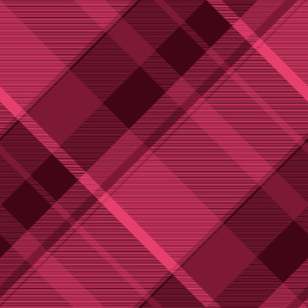 Stylish diagonal plaid pattern in rich burgundy and pink hues. Perfect for fashion, textile, or web...