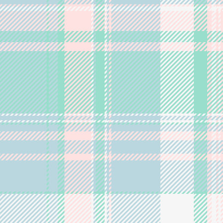 Pastel plaid pattern in soft mint green, pale pink, and white. Perfect for textile design, websites,...