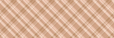 Elegant neutral plaid pattern in soft beige and brown tones. Perfect for textile design, website backgrounds, or any project needing a sophisticated and understated texture.のイラスト素材