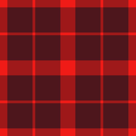 Vibrant red and maroon plaid pattern. Perfect for backgrounds, textiles, or festive designs. This bold, geometric texture evokes warmth and tradition.のイラスト素材