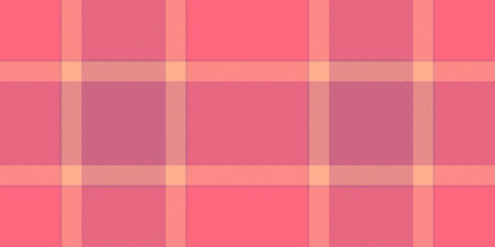Subtle pastel plaid pattern in peach and rose tones. Perfect for backgrounds, textiles, or website design. Evokes feelings of warmth, softness, and gentle sophistication.のイラスト素材