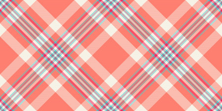 Vibrant coral and aqua plaid pattern. Perfect for textile design, website backgrounds, or crafting...