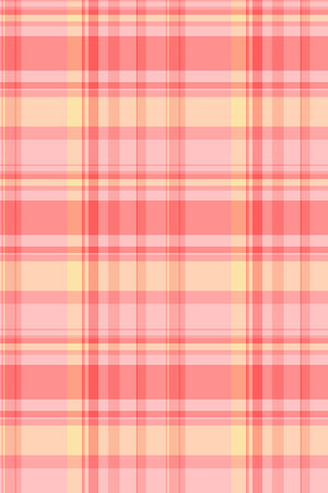 Throw pattern textile vector, industrial fabric seamless check. Newborn tartan background plaid texture in red and light colors palette.のイラスト素材