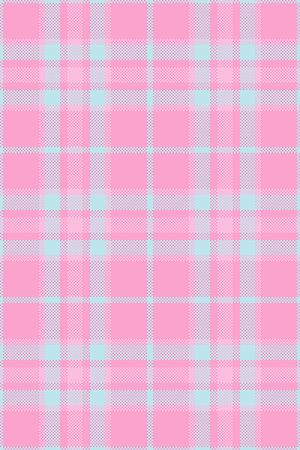 Customer vector textile fabric, graphical tartan check pattern. Classy plaid seamless texture...