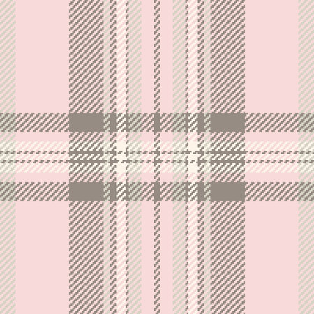 Gentle plaid pattern in soft pinks neutral tones. Classic texture for textile design, backgrounds,...