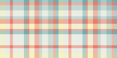 Pastel plaid pattern, perfect for textile design, website backgrounds, or packaging. Subtle yet stylish, this cheerful design evokes feelings of warmth and comfort.のイラスト素材