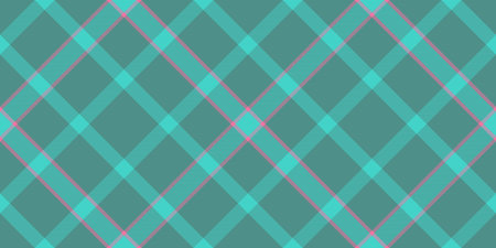 Seamless teal and pink plaid pattern. Perfect for textile design, website backgrounds, or any...