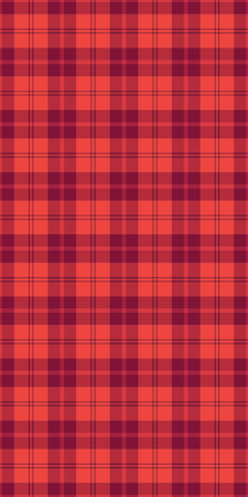 Vibrant coral and maroon plaid pattern. Perfect for textile design, website backgrounds, or autumnal...