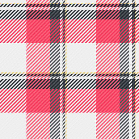 Vibrant pink and white plaid pattern, ideal for textile design, fashion, or website backgrounds.