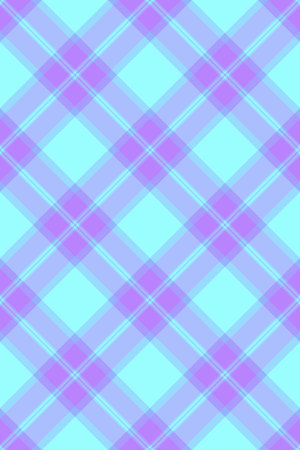 Vibrant pastel plaid pattern in teal and lavender. Perfect for textile design, website backgrounds,...