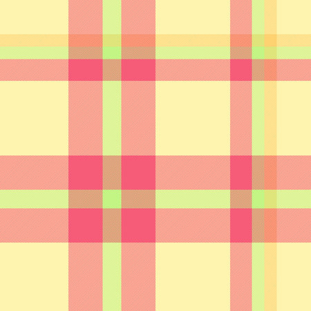 Vibrant pastel plaid pattern in pink, yellow, and green. Perfect for textile design, wallpaper,...