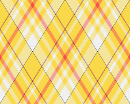Argyle seamless pattern of geometric rhombus. Harlequin check wallpaper design. Vector classic diamond shaped textile material for web background, print fabric clothing, sweater, wrapping paper, gift card, invitation.のイラスト素材